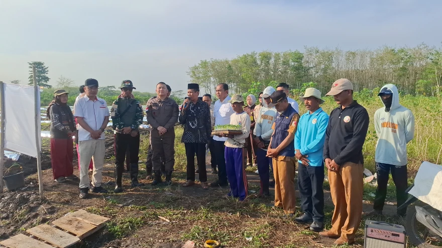 Launching Simbolis Penanaman Semangka: Wujud Nyata Ketahanan Pangan Tahap II di Kampung Ujung Gunung Ilir
