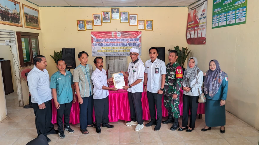 Bersama BPK, Pemerintah Kampung Ujung Gunung Ilir Tetapkan R-APBKam Perubahan 2025